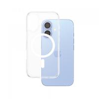 Husa MagSafe pentru Apple iPhone 16, PanzerGlass, HardCase, Transparenta Alba