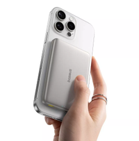 Acumulator extern Baseus PicoGo Qi2, 10000mAh, Magsafe, 15W, Ultra-Slim (Argintiu)
