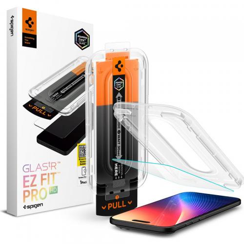 Folie de protectie Ecran Spigen GlastR EZ FIT Pro pentru Apple iPhone Air, Sticla Securizata, Full Glue