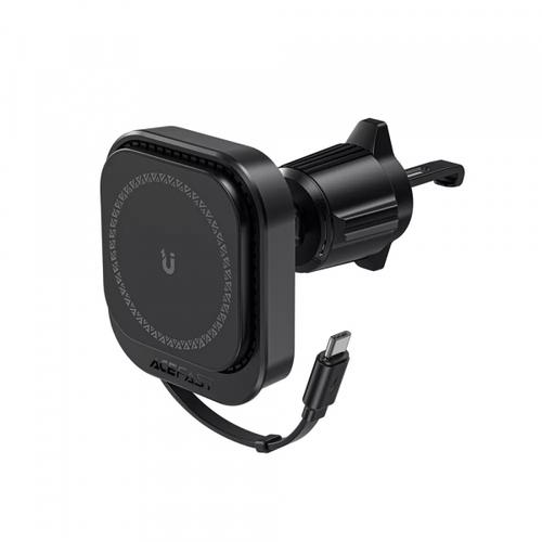 Incarcator Auto Wireless Acefast D32, 15W, 1.67A (Negru)