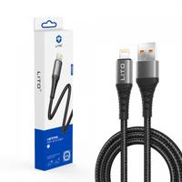 Cablu Date/Incarcare Lito LD22L, USB-A - Lightning, 18W, 2m