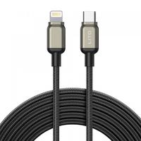 Cablu Date/Incarcare Lito LD17, USB-C - Lightning, 20W, 1m