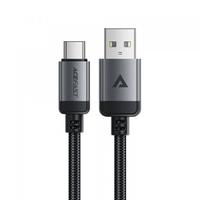 Cablu de Date si Incarcare USB-A - USB-C Acefast C20-04, 18W, 1.2m (Negru)