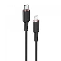 Cablu De Date si Incarcare USB-C - Lightning Acefast C2-01, 30W, 1.2m (Negru)