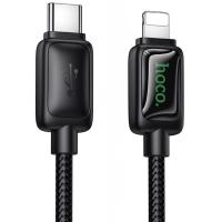 Cablu Date/Incarcare HOCO U146, USB-C - Lightning, 30W, 1.2m (Negru)
