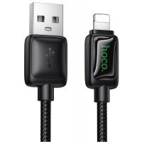 Cablu Date/Incarcare HOCO U146, USB-A - Lightning, 18W, 1.2m (Negru)