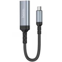 Adaptor Audio/Video HOCO UA43A, USB-C - HDMI (Gri/Negru)