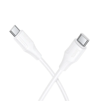 Cablu Date/Incarcare HOCO X124, USB-C - USB-C, 60W, 1m (Alb)