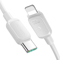 Cablu Date/Incarcare Joyroom S-A14, USB-C - Lightning, 30W, 1.2m (Alb)