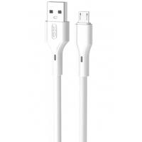 Cablu Date/Incarcare XO Design NB230, USB-A - microUSB, 18W, 1m (Alb)