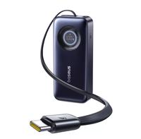 Acumulator extern Baseus EnerCore CR11, 20.000mAh, cu cablu USB-C integrat 67W (Negru)