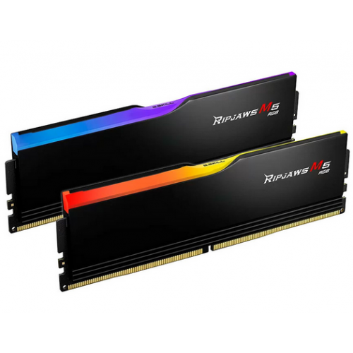 Memorii G.Skill Ripjaws M5 RGB Black Intel XMP 3.0, 32GB, DDR5-6000MHz, CL36, Dual Channel