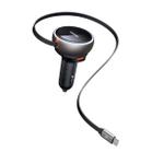 Incarcator auto McDodo CC-4850, 80W, 3A, 1 x USB-A - 1 x USB-C (Negru)