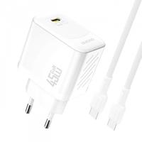 Incarcator retea Dudao A28C, 45W, 3A, 1 x USB-C (Alb)