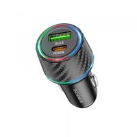 Incarcator Auto Borofone BZ21 Brilliant, 48W, 3A, 1 x USB-A - 1 x USB-C (Negru)