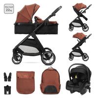 Carucior 3 in 1 Lorelli Aspen, pana la 22 kg, 0 - 36 luni, sasiu aluminiu, Gri