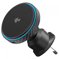 Incarcator Auto Wireless Proove Graphite Circle, 15W, 1.67A, WHGC15010001 (Negru)