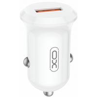 Incarcator Auto XO Design CC68, 18W, 3A, 1 x USB-A (Alb)