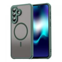 Husa MagSafe pentru Samsung Galaxy A37 5G, Techsuit, HaloFrost II (Verde)