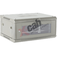 Cabinet metalic de perete 19" Xcab, tip rack wallmount, 4U 600x450 mm, Gri
