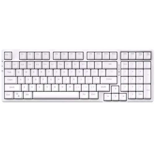 Tastatura Gaming VGN V98 Numbani Switch, Wireless, Wired, RGB (Alb)