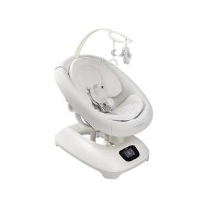 Leagan electric Graco Eluma Sway cu tehnologie inteligenta de detectare a plansului, 0 - 6 luni, Alb