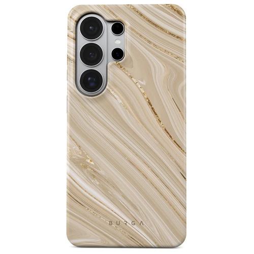 Husa telefon Burga Dual Layer Magnetic Full Glam pentru Samsung Galaxy S26 Ultra (Bej)