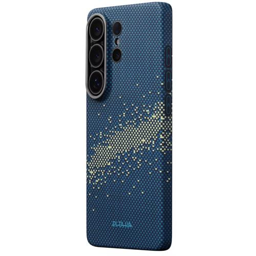 Husa telefon Pitaka Ultra-Slim Edge Aramida pentru Samsung Galaxy S26 Ultra (Albastru)