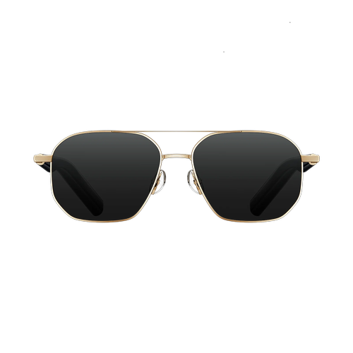 Ochelari Smart Xiaomi Mijia Smart Audio Glasses, Aviator, Bluetooth, Anulare zgomot, IP54, Android/iOS (Auriu)