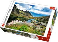 Puzzle TREFL 3000 piese - Lac in Muntii Tatra, Slovacia