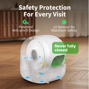 Litiera automata Petkit Purobot Max Pro 2, Autocuratare, Wi-Fi