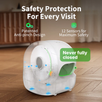 Litiera automata Petkit Purobot Max Pro 2, Autocuratare, Wi-Fi