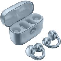 Casti True Wireless In-Ear Motorola Moto Buds Loop PG38C08446 Swarovski Edition, Bluetooth, Microfon Dual cu CrystaTalk AI (Albastru)