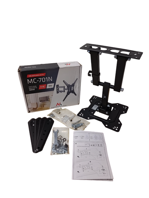 Suport Perete Maclean MC-701N, 23inch - 55inch, 30 Kg (Negru)