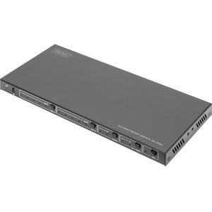 Comutator HDMI, DIGITUS, 4K, 10.5x25,1x2cm, Negru