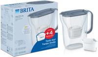 Cana filtranta de apa Brita Style Essential BR1059259, 2.4 l, + 4 filtre Maxtra Pro Pure Performance (Gri)