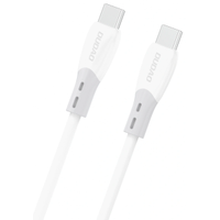 Cablu Date si Incarcare USB-C - USB-C Dudao L25SC, 60W, 2m, Alb