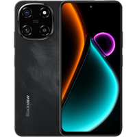 Telefon Mobil Blackview Color 6, Procesor Unisoc Tiger T606, IPS LCD Capacitive touchscreen 6.56", 8GB RAM, 256GB Flash, Camera Duala 50 + 2 MP, Wi-Fi, 4G, Dual Sim, Android (Negru)