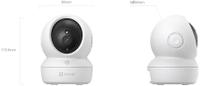 Camera de supravegher EZVIZ H6c Pro 2K, H.265, IR 10m, CMOS, Wifi
