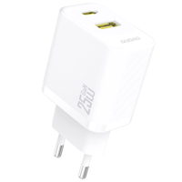 Incarcator Retea Dudao A26T, 25W, 3A, 1 x USB-A - 1 x USB-C (Alb)