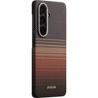 Carcasa telefon Pitaka Edge, compatibila cu MagSafe, aramida, ultrausoara, pentru Samsung Galaxy S26 (Portocaliu)