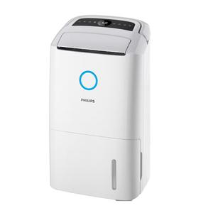 Dezumidificator si purificator 2 in 1 Philips Seria 5000 DE5305/11, pana la 26,5 L/D, Putere filtrare mare 270 m3(CADR), filtru HEPA NanoProtect, tehnologia AeraSense, mod uscare rufe, 4 viteze ale ventilatorului si 5 setari de umiditate (Alb)