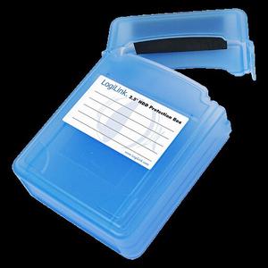 Cutie protectie pentru 2 x HDD 2.5'', LOGILINK (Albastru)