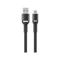 Cablu de date / adaptor Havit CB6217, USB Male la USB-C Male, 1 m (Negru)
