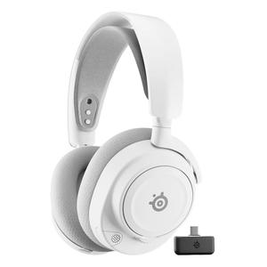 Casti Gaming Steelseries Arctis Nova 7X Gen 2, USB-C/Bluetooth/2.4 GHz, Pentru Xbox Series X|S, Autonomie 54 ore, Microfon (Alb)