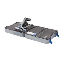 Fierastrau circular pe acumulator cu statie portabila de taiere Dremel CS12V-S1C, 12 V, 85 mm diametru disc, 5.000 RPM, acumulator, incarcator