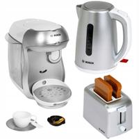 Set de mic dejun Klein, toaster, expresor de cafea, Argintiu