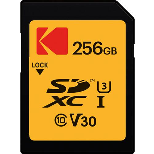 Card de memorie Kodak Ultra Performance EKMSD256GXC10HPRK, SDXC, 256GB, UHS-I U3, V30