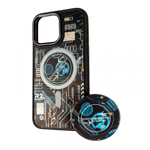Husa MagSafe pentru Xiaomi Redmi 10A / 9C, BOTER, MagPopsocket Technology, Multicolor