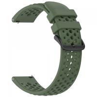 Curea Techsuit W083 pentru Amazfit Watch / Samsung Watch Series, 22mm, Verde
